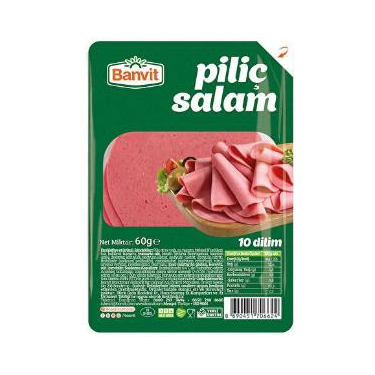 Banvit Bi'Dilim Piliç Salam 60 gr