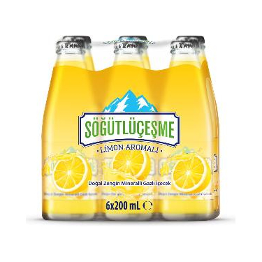 Söğütlüçeşme Maden Suyu Limon 6 x 200 ml