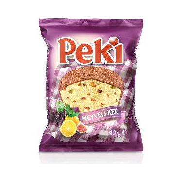 Peki Meyveli Kek 40 gr