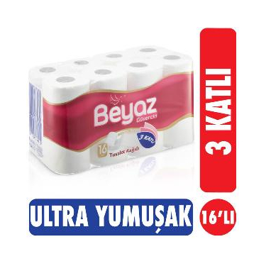 Beyaz Güvercin Tuvalet Kağıdı 16'li