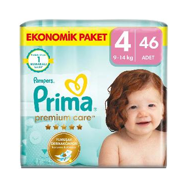 Prima Premium Care Bebek Bezi Maxi 46'lı