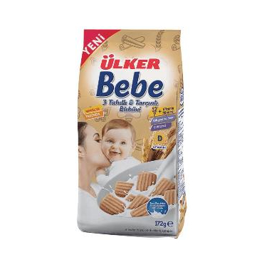 Ülker Bebe Tam Tahıllı Bebe Bisküvi 172 gr