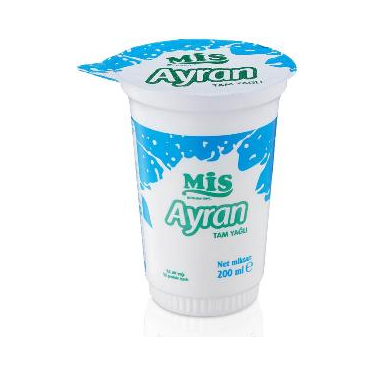 Mis Bardak Ayran Tam Yağlı 200 ml