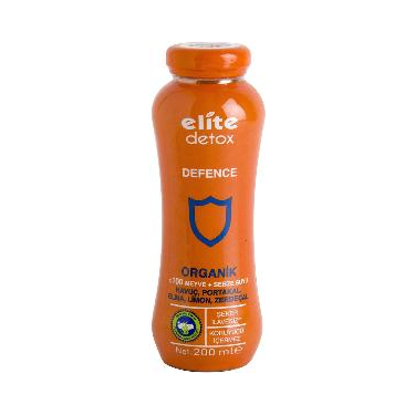 Elite Naturel Detox Defence Organik Meyveli İçecek 200 ml