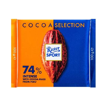 Ritter Sport Cocoa Selection %74 100 gr