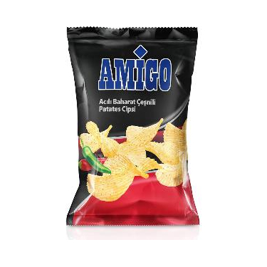 Amigo Acı Baharat Patates Cipsi 135 gr