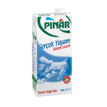 Pınar Süt Yarım Yağlı 1 lt