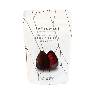 Patiswiss Sütlü Çikolata Çilek Draje 80 gr