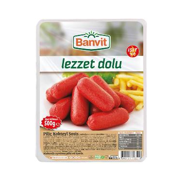 Banvit Piliç Kokteyl Sosis 500 gr