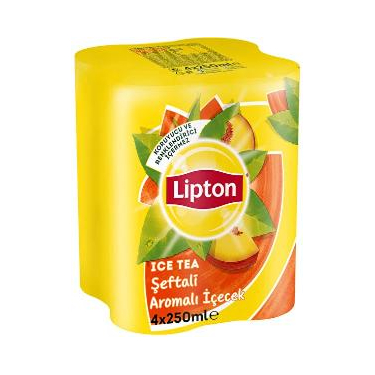 Lipton Ice Tea Şeftali 4x250 ml