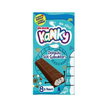 Ülker Kanky Dolgulu Süt Çubukları 96 gr