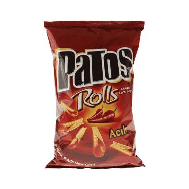Patos Rolls Acılı Cips 109 gr