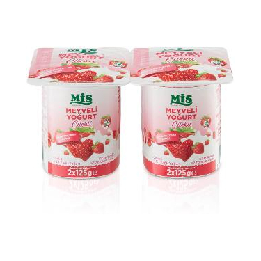 Mis Meyveli Yoğurt 2x125 gr