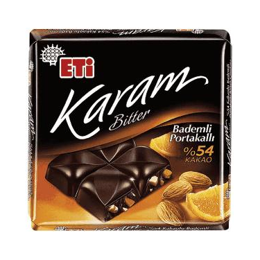 Eti Karam Bademli Portakallı Çikolata 70 gr