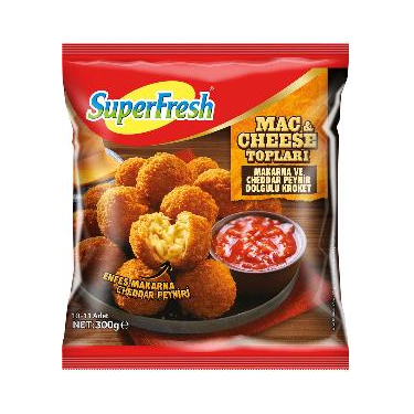 Superfresh Mac&Cheese Topları 300 gr