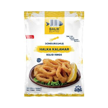 Balık Dünyası Halka Kalamar 1000 gr