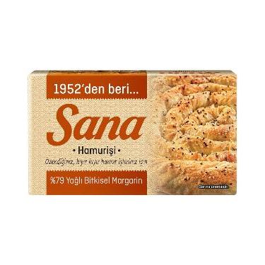 Sana Hamurişi Paket Margarin 250 gr