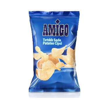 Amigo Tırtıklı Sade Patates Cipsi 150 gr