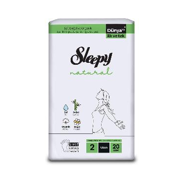 Sleepy Natural Ultra Hassas Hijyenik Ped Uzun 20'li