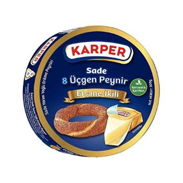 Karper Üçgen Peynir 8'li 100 gr