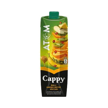 Cappy Atom Ballı, Karışık Meyve Suyu Karton Kutu 1 lt