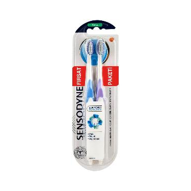 Sensodyne Tam Koruma Diş Fırçası Orta 1+1