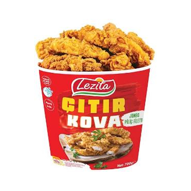 Lezita Çıtır Kova Jumbo Piliç Fileto 700 gr