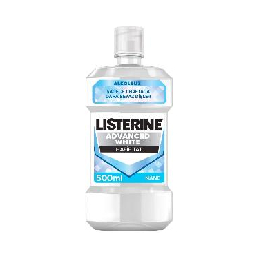 Listerine Ağız Bakım Suyu Advanced White 500 ml
