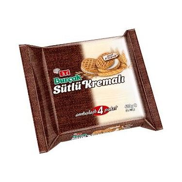 Eti Burçak Sütlü Kremalı Yulaflı Bisküvi 4x100 g