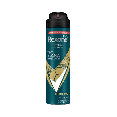 Rexona Men Erkek Sprey Deodorant Champions 72 Saat Kesintisiz Üstün Koruma 150 ml