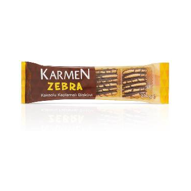 Karmen Zebra Kakao Kaplama Bisküvi 276 gr