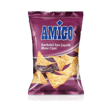 Amigo Barbekü Sos Çeşni Mısır Cipsi 130 gr