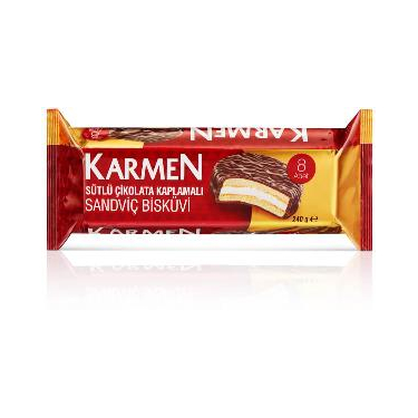 Karmen Sandviç Bisküvi 8li 240 gr