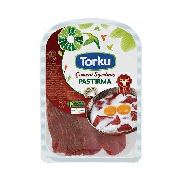 Torku Dilimli Çemeni Sıyrılmış Pastırma 120 gr