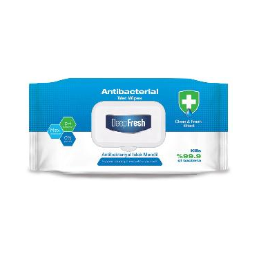 Deepfresh Antibakteriyel Islak Havlu 100'lü