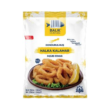 Balık Dünyası Halka Kalamar 500 gr