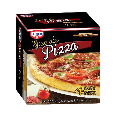 Dr. Oetker Speciale Sucuklu Mini Pizza Mini 4'lü