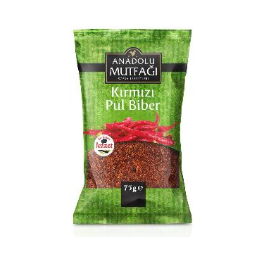 Anadolu Mutfağı Baharat Kırmızı Pul Biber 75 gr