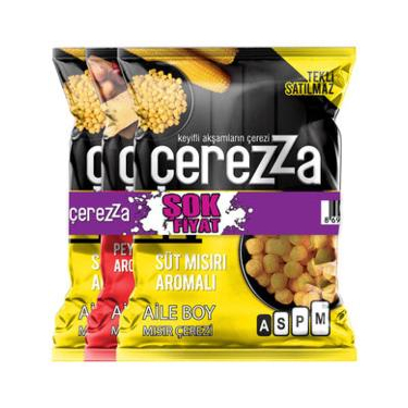 Çerezza 3'lü Mısır Cipsi 103 gr