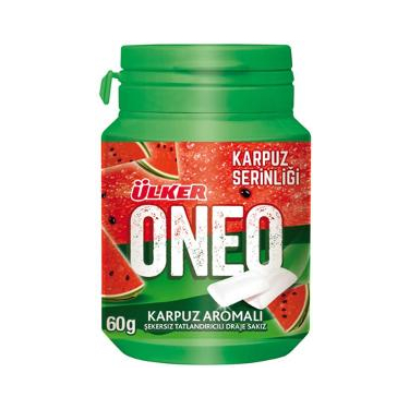 Ülker Oneo Karpuz Aromalı Bottle Draje Sakız 60 gr