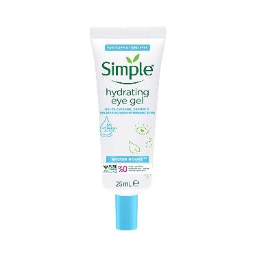 Simple Water Boost Nemlendirici Göz Kremi Yorgun ve Şiş Gözlerde Etkili Vegan 25 ml