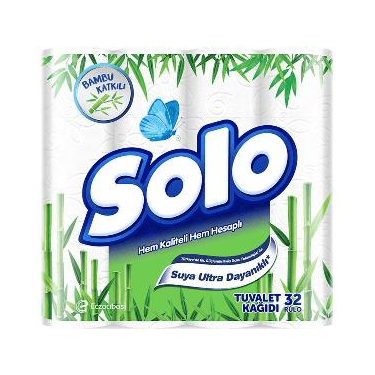 Solo Bambu Katkılı Tuvalet Kağıdı 32'li